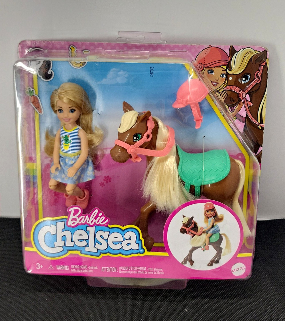 Mattel Barbie Club Chelsea Chelsea 6in Doll Pony Playset w/ Accessories GHV78